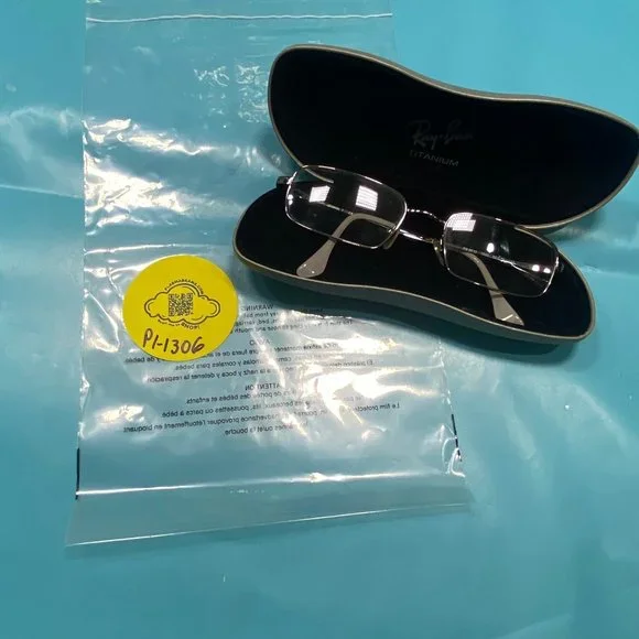 Ray-Ban Titanium Square Frame Prescription Glasses